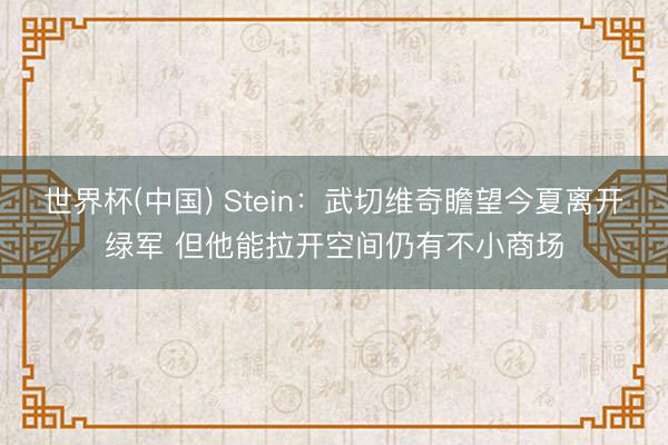 世界杯(中国) Stein：武切维奇瞻望今夏离开绿军 但他能拉开空间仍有不小商场