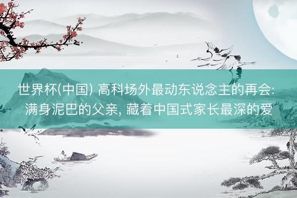 世界杯(中国) 高科场外最动东说念主的再会: 满身泥巴的父亲， 藏着中国式家长最深的爱